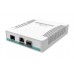 MikroTik RouterBOARD Cloud Router Switch CRS106-1C-5S - Conmutador - inteligente - 5 x Gigabit SFP + 1 x Gigabit SFP combinado - sobremesa - PoE - 400 MHz - RAM: 128MB