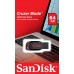 Memoria USB SANDISK Unidad flash USB CRUZER BLADE - Negro, 64 GB, USB 2.0