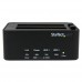 StarTech.com Dual Bay Hard Drive Duplicator and Eraser, Standalone HDDSSD ClonerCopier, USB 3.0 to SATA Docking Station, Hard Disk Duplicator and Sanitizer Dock - ToollessTop-Loading Design - Duplicador de disco duro - 2 compartimentos (SATA-300) - para 