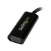 StarTech.com Adaptador Gráfico Conversor USB 3.0 a VGA - Cable Convertidor Compacto de Vídeo - 1920x1200 / 1080p - Conversor de interfaz de vídeo - Conforme a la TAA - VGA / USB - USB Tipo A (M) a HD-15 (VGA) (H) - 19 cm - negro - para P/N: MXT101MM