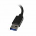StarTech.com Adaptador Gráfico Conversor USB 3.0 a VGA - Cable Convertidor Compacto de Vídeo - 1920x1200 / 1080p - Conversor de interfaz de vídeo - Conforme a la TAA - VGA / USB - USB Tipo A (M) a HD-15 (VGA) (H) - 19 cm - negro - para P/N: MXT101MM