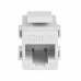 StarTech.com White Cat 6 RJ45 Keystone Jack Network Coupler F/F - RJ45 Coupler - Cat6 Coupler - F/F Cat6 Keystone Jack White Modular (C6KEYCOUPLWH) - Acoplador de red - RJ-45 (H) a RJ-45 (H) - CAT 6 - blanco