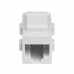 StarTech.com White Cat 6 RJ45 Keystone Jack Network Coupler F/F - RJ45 Coupler - Cat6 Coupler - F/F Cat6 Keystone Jack White Modular (C6KEYCOUPLWH) - Acoplador de red - RJ-45 (H) a RJ-45 (H) - CAT 6 - blanco