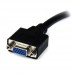 StarTech.com Adaptador Conversor de 20cm para Monitor de Ordenador DVI-I a VGA - DVI-I Macho - HD15 Hembra - Cable Convertidor Negro - Adaptador VGA - DVI-I (M) a HD-15 (VGA) (H) - 20 cm - tornillos de mariposa - negro StarTech.com Adaptador Conversor de 20cm para Monitor de Ordenador DVI-I a VGA - DVI-I Macho - HD15 Hembra - Cable Convertidor Negro - Adaptador VGA - DVI-I (M) a HD-15 (VGA) (H) - 20 cm - tornillos de mariposa - negro