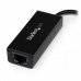 StarTech.com Adaptador Tarjeta de Red Externa NIC USB 3.0 a 1Gbps Gigabit Ethernet 1 Puerto - 1x RJ45 Hembra - 1x USBA - Adaptador de red - USB 3.0 - Gigabit Ethernet - negro