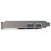 StarTech.com Adaptador Tarjeta Controladora PCI Express PCI-E 2 Puertos USB 3.0 Externos con Alimentación SATA - 2x USB A - Hub Interno - Adaptador USB - PCIe - USB 3.0 x 2 - para P/N: S3510SMU33, USB3S2ESATA3
