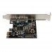 StarTech.com Adaptador Tarjeta Controladora PCI Express PCI-E 2 Puertos USB 3.0 Externos con Alimentación SATA - 2x USB A - Hub Interno - Adaptador USB - PCIe - USB 3.0 x 2 - para P/N: S3510SMU33, USB3S2ESATA3