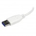 StarTech.com Adaptador Concentrador Hub Ladrón USB 3.0 Super Speed 4 Puertos Salidas Portátil para Laptop Ordenador - Blanco - Hub - 4 x SuperSpeed USB 3.0 - sobremesa - para P/N: FCREADMICRO3, MSDREADU2OTG, MSDREADU3CA StarTech.com Adaptador Concentrador Hub Ladrón USB 3.0 Super Speed 4 Puertos Salidas Portátil para Laptop Ordenador - Blanco - Hub - 4 x SuperSpeed USB 3.0 - sobremesa - para P/N: FCREADMICRO3, MSDREADU2OTG, MSDREADU3CA