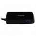 StarTech.com Adaptador Concentrador Hub Ladrón USB 3.0 Super Speed 4 Puertos Salidas Portátil para Laptop Ordenador - Negro - Hub - 4 x SuperSpeed USB 3.0 - sobremesa - para P/N: FCREADMICRO3, MSDREADU3CA, USB3S2ESATA3 StarTech.com Adaptador Concentrador Hub Ladrón USB 3.0 Super Speed 4 Puertos Salidas Portátil para Laptop Ordenador - Negro - Hub - 4 x SuperSpeed USB 3.0 - sobremesa - para P/N: FCREADMICRO3, MSDREADU3CA, USB3S2ESATA3