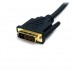 StarTech.com DisplayPort to DVI Cable - 6ft / 2m - 1920 x 1200 - M/M – DP to DVI Adapter Cable – Passive DisplayPort Monitor Cable (DP2DVI2MM6) - Cable del monitor - DVI-D (M) a DisplayPort (M) - 1.8 m - negro