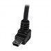 StarTech.com Cable Adaptador 1m USB A Macho a Mini USB B Macho Acodado en Ángulo hacia Arriba - Negro - Cable USB - USB (M) a mini USB tipo B (M) - 1 m - conector de 90° - negro