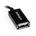 StarTech.com Cable Adaptador Micro USB a USB OTG Acodado a la Derecha de 12cm - Macho a Hembra - Adaptador USB - USB (H) a Micro-USB tipo B (M) - USB 2.0 OTG - 12.7 cm - conector en ángulo derecho - negro StarTech.com Cable Adaptador Micro USB a USB OTG Acodado a la Derecha de 12cm - Macho a Hembra - Adaptador USB - USB (H) a Micro-USB tipo B (M) - USB 2.0 OTG - 12.7 cm - conector en ángulo derecho - negro