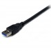 StarTech.com Cable de 1,8m de Extensión Alargador Pasivo USB 3.0 SuperSpeed - Macho a Hembra USB A - Extensor - Negro - Cable alargador USB - USB Tipo A (M) a USB Tipo A (H) - USB 3.0 - 1.8 m - negro - para P/N: BNDDKT30CAHV, SV211DPUA4K, SV211HDUA4K, USB