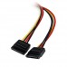 StarTech.com Adaptador Cable Divisor de Alimentación LP4 en Y  Molex 4 Pines a SATA - 2x Hembra SATA y 1x Macho LP4 - Splitter - Adaptador de corriente - 4 pines potencia interna (M) a alimentación SATA (H) - para P/N: BRACKET125PTP, HSB13SATSASB, HSB1SAT