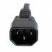 StarTech.com Cable 1,8m 14 AWG Adaptador Jumper Bridge IEC C14 a IEC C15 para Servidor UPS - Cable de alimentación - IEC 60320 C14 a IEC 60320 C15 - CA 250 V - 1.8 m - moldeado - negro