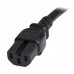 StarTech.com Cable 1,8m 14 AWG Adaptador Jumper Bridge IEC C14 a IEC C15 para Servidor UPS - Cable de alimentación - IEC 60320 C14 a IEC 60320 C15 - CA 250 V - 1.8 m - moldeado - negro