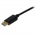 StarTech.com Cable 3m Vídeo Adaptador Conversor DisplayPort a VGA - Convertidor Activo DP - Macho a Macho - 1920x1200 - 1080p - Negro - Cable DisplayPort - DisplayPort (M) a HD-15 (VGA) (M) - 3.05 m - trabado - negro