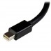 StarTech.com Adaptador de Vídeo Mini DisplayPort a DVI - Cable Conversor - Hembra DVI-I - Macho Mini DP - Hasta 1920x1200 - Pasivo - Adaptador DVI - Mini DisplayPort (M) a DVI-I (H) - 17 cm - negro