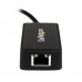 StarTech.com Adaptador Tarjeta de Red NIC Externa USB 3.0 1 Puerto Gigabit Ethernet RJ45 y 1 Puerto USB Super Speed - Cable - Negro - Adaptador de red - USB 3.0 - Gigabit Ethernet - negro - para P/N: TB33A1C