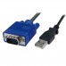StarTech.com Consola KVM USB 2.0 con Transferencia de Archivos y Captura de Vídeo para Ordenador Portátil Adaptador Crash Cart para Laptop - Conmutador KVM - 1 x KVM port(s) - 1 usuario local - sobremesa