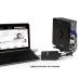StarTech.com Consola KVM USB 2.0 con Transferencia de Archivos y Captura de Vídeo para Ordenador Portátil Adaptador Crash Cart para Laptop - Conmutador KVM - 1 x KVM port(s) - 1 usuario local - sobremesa