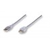 CABLE USB 2.0 EXTENSION MANHATTAN 3.0 MTS TIPO A MACHO - A HEMBRA PLATA