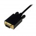 StarTech.com Cable 4,5m de Vídeo Adaptador Conversor Activo Mini DisplayPort a VGA - Macho HD15 - Macho mDP - 1920x1200 - 1080p - Negro - Vídeo conversor - VGA - DisplayPort - negro