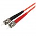 StarTech.com 2m Fiber Optic Cable - Multimode Duplex 50/125 - LSZH - LC/ST - OM2 - LC to ST Fiber Patch Cable - Cable de interconexión - modo múltiple ST (M) a LC de modos múltiples (M) - 2 m - fibra óptica - 50/125 micras - OM2 - moldeado - naranja - par