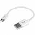 StarTech.com Cable 15cm Lightning 8 Pin a USB A 2.0 para Apple iPod iPhone iPad - Blanco - Cable Lightning - Lightning (M) a USB (M) - 15 cm - doble blindado - blanco - para P/N: USB2PCARBK, USB2PCARBKS, USBLT2PCARW, USBUB2PCARB