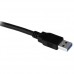StarTech.com Cable de 1,5m de Extensión USB 3.0 SuperSpeed Tipo A - Macho a Hembra - Cable alargador USB - USB Tipo A (H) a USB Tipo A (M) - USB 3.0 - 1.5 m - negro - para P/N: CFASTRWU3, S355BU33ERM, USB3SAA3MBK