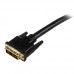 StarTech.com 50 ft. (15.2 m) HDMI to DVI D Adapter Cable - HDMI to DVI-D Cable - Strain Relief Connectors - Bi-Directional - HDMI to DVI Cable (HDMIDVIMM50) - Cable de vídeo - HDMI (M) a DVI-D (M) - 15.2 m - negro - para P/N: HDBOOST