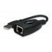 Cable USB - Extensor USB MANHATTAN - USB A / RJ45, USB A / RJ45, Macho/hembra, Negro