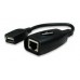 Cable USB - Extensor USB MANHATTAN - USB A / RJ45, USB A / RJ45, Macho/hembra, Negro