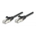 CABLE DE RED PATCH CAT6 INTELLINET RJ45 2.0 METROS 7 FT COLOR NEGRO
