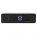 StarTech.com Caja Carcasa USB 3.0 SuperSpeed de Disco Duro HDD SATA 3 III 6Gbps de 3,5 Pulgadas Externo con UASP - Aluminio Negro - Caja de almacenamiento - 3.5