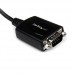 StarTech.com Cable Profesional de 1,8m USB a Puerto Serie Serial RS232 con Retención del Puerto COM - 1x DB9 Macho - 1x USB A Macho - Adaptador serie - USB - RS-232 - negro