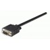 Cable VGA - HD15 MANHATTAN - 30 m, VGA (D-Sub), VGA (D-Sub), Macho/Macho, Negro