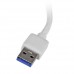 StarTech.com USB 3.0 to Gigabit Network Adapter - Silver - Sleek Aluminum Design for MacBook, Chromebook or Tablet - Native Driver Support (USB31000SA) - Adaptador de red - USB 3.0 - Gigabit Ethernet x 1 - plata