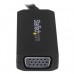 StarTech.com Adaptador Gráfico Conversor USB 3.0 a VGA con Controladores Incorporados - Cable Convertidor - 1920x1200 - Adaptador de vídeo externo - 512 MB DDR2 - USB 3.0 - D-Sub - negro - para P/N: MXT101MM