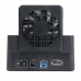 StarTech.com Base de Conexión USB 3.0 UASP y eSATA con Ventilador para Disco SATA III 6Gbps de 2,5 y 3,5 Pulgadas - Docking Station - Controlador de almacenamiento - 2.5
