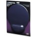MOUSEPAD CON DESCANSA MUNECAS TIPO GEL ERGONOMICO AZUL MARINO    
