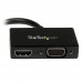 StarTech.com Adaptador Mini DP de Audio/Vídeo para Viajes - Conversor Mini DisplayPort a HDMI VGA compatible Thunderbolt - 1080p - Vídeo conversor - DisplayPort - HDMI, VGA - negro