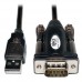 Tripp Lite 5ft USB to Serial Adapter Cable USB-A to DB9 RS-232 M/M 5' - Adaptador serie - USB - RS-232 - negro