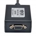 Cable convertidor TRIPP-LITE P120-06N-ACT - 0, 15 m, DVI-D, VGA (D-Sub), Macho/hembra, Negro