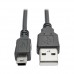 Cable Espiral USB 2.0 TRIPP-LITE U030-006-COIL - USB A, Mini-USB B, Macho/Macho, 1, 8 m, Negro Cable Espiral USB 2.0 TRIPP-LITE U030-006-COIL - USB A, Mini-USB B, Macho/Macho, 1, 8 m, Negro