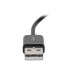 Adaptador USB 2.0 a tarjeta VGA TRIPP-LITE U244-001-VGA - USB, Negro