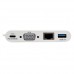 Adaptador Externo de Video 3.1 TRIPP-LITE U444-06N-VGU-C - Color blanco, USB, VGA (D-Sub)