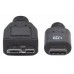 Cable USB C a Micro B 3.0 MANHATTAN 353397 - Micro-USB B, USB C, Macho/Macho, 1 m, Negro