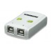 Hub USB 162005 MANHATTAN - USB 2.0, Color blanco, 2 puertos Hub USB 162005 MANHATTAN - USB 2.0, Color blanco, 2 puertos