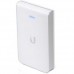 Access Point UniFI doble banda cobertura 180° MIMO 2x2 diseo placa de pared con dos puertos adicionales, hasta 100 usuarios Wi-Fi